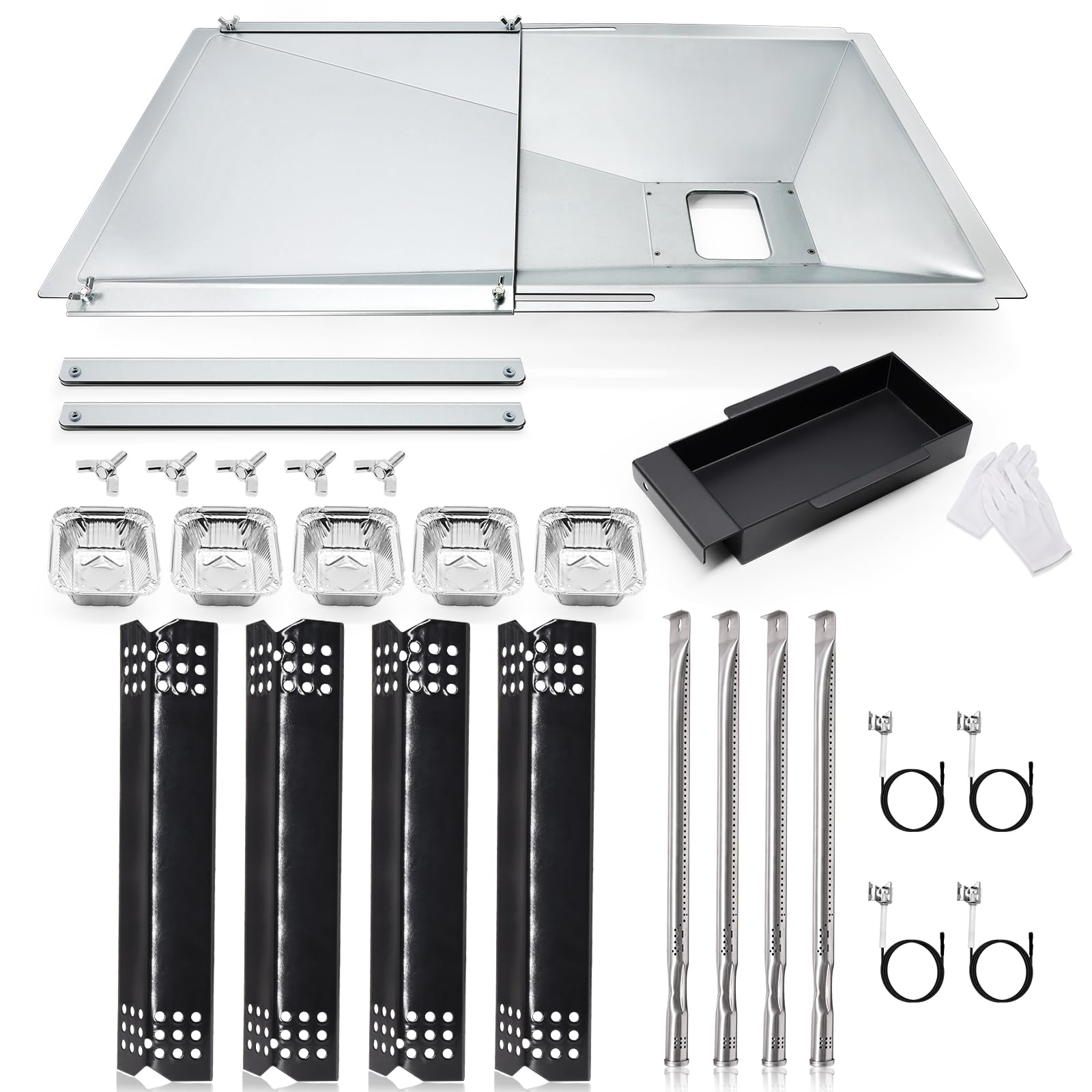 【専用】ペロガメラ 様 ｜4号（Silver）×2 ／ 受け皿 ×4 Amazon.com: Hiorucet Grill Grease Tray Replacement Parts for